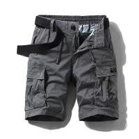 Men's Cargo Shorts Fit Short Outdoor Multi-Pocket Cotton Work Casual Shorts with No Belt - details 4