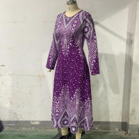 S-5XL-vestidos de talla grande para mujer, ropa con estampado Dashiki, 2024 - details 9