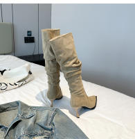 Nuevas botas de tacón de aguja de gamuza botas de mujer - details 33