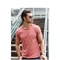 Novedad de verano, camiseta de manga corta de color sólido para hombre, ajustada, de algodón de bambú, talla europea, estilo coreano, camiseta informal de moda para hombre - details 6
