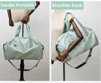 Bolso de Gimnasio Deportivo para mujer, bolso de viaje, seco, húmedo, práctico, multifunción, natación, Mensajero de hombro - details 4