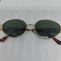 Gafas de Sol Ovaladas de Moda para Mujer 2024 Gafas de Sol con Montura de Metal de Diseñador de Lujo Gafas de Sol Redondas Clásicas Vintage para Mujer Unisex - details 6