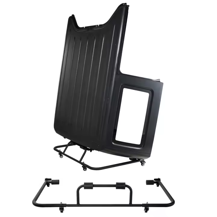 SucceBuy Carro de almacenamiento portátil y duradero con techo rígido para Jeep Wrangler TJ, JK, JL, JT - 1