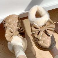Botas de nieve con plataforma gruesa y cera, bonito diseño de mariposa - details 0