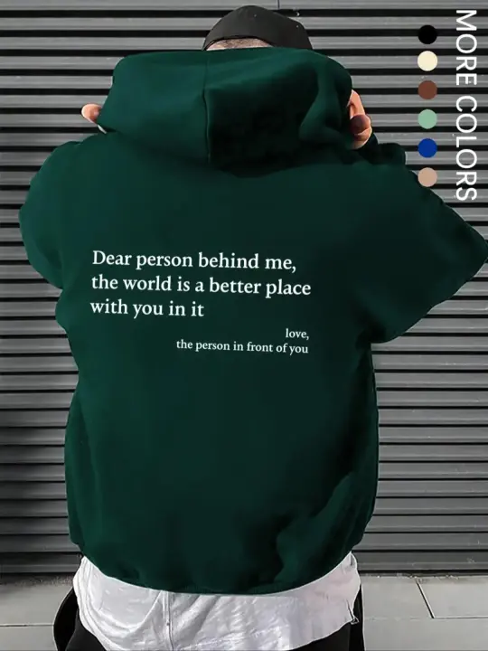 Sudadera con Capucha Gráfica de Bolsillo para Hombres Suavidad Comodidad Manga Larga - 1