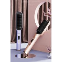 Cepillo Alisador Pelo - Planchas de Pelo Profesional, 5 Temperaturas, 130° C-210..° C, Calentamiento Rápido, Protección - details 0