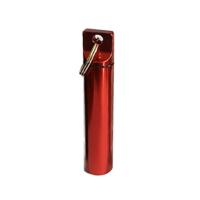 Caja de soporte de palillos de dientes portátil de Metal, estuche impermeable de bolsillo, contenedor de palillos de dientes con llavero para Picnic al aire libre y Camping, 1 unidad - details 2