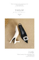 Nuevos tacones altos con correa y hebilla cuadrada de diamantes brillantes para fiesta - details 18