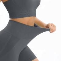 Conjunto de yoga sin costuras para mujer, sujetador, ropa de entrenamiento para correr, pantalones cortos de cintura alta, sujetador deportivo - details 28