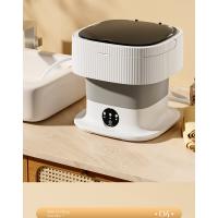 Lavadora plegable 10L portátil de lavado y centrifugado todo en uno pequeña lavadora de ropa interior para niños dormitorio de estudiantes - details 8