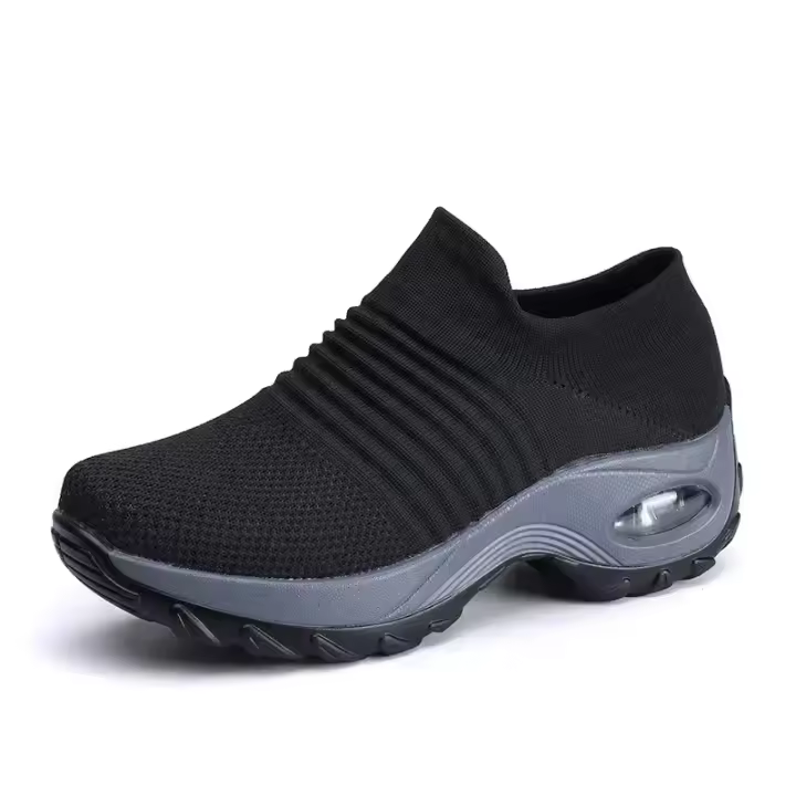 Versatle-zapatillas de deporte ortopédicas para mujer, zapatos de plataforma informales, antideslizantes, resistentes al desgaste, Tenis - 1
