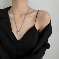 Collar Anillo Colgante Hip Hop Trendy para Mujer, Diseño Premium y Único, Collar Largo para Suéter y Sudaderas - details 5