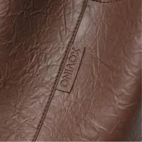 Bolso de hombro Vintage de gran capacidad para mujer, bolso cruzado informal de cuero PU, Color sólido, bolso de compras con asas - details 11