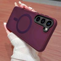 Nueva funda de teléfono de negocios translúcida mate de lujo para Samsung Galaxy S25 S24 Ultra S23 S22 Plus S20 S21 FE Magsafe cubierta magnética - details 1