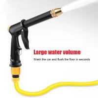 Pistola De Agua Portátil Para Limpieza De Coche Y Riego Del Jardín Con Nozzle De Espuma Y Conector Rápido Variedad De Patrones De Roce - details 0