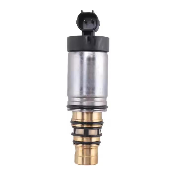 Válvula de Control de compresor de aire acondicionado automático de fábrica sin protuberancias negras para HYUNDAI válvula de Control eléctrica de coches serios - 1
