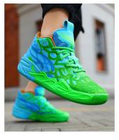 Zapatillas de baloncesto para hombre, transpirables, con amortiguación, antideslizantes, para correr, entrenamiento de gimnasia, zapatillas de baloncesto atléticas para mujer - details 6