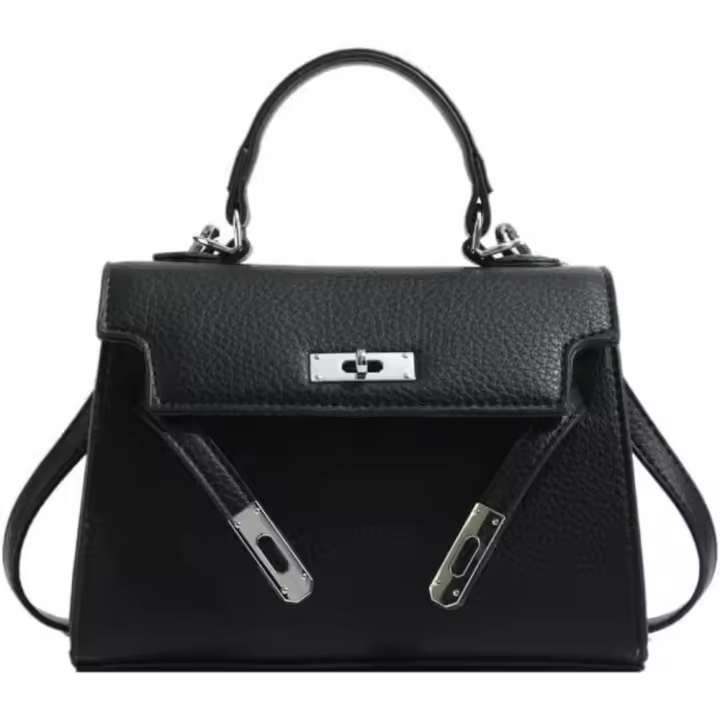 Bolso Kelly para mujer, de alta gama, ligero, lujoso, de piel suave, tipo bandolera, para llevar debajo del brazo, color rosa - 1