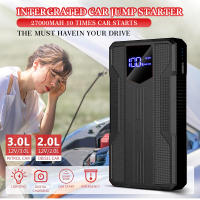 Arrancador de batería portátil para coche, dispositivo de arranque automático de gasolina y diésel, batería de emergencia de 32000mAh, pico de 600A, cargador de Banco de energía de 12V - details 4