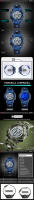 Reloj de moda para niños SKMEI resistente al agua 5bar con luz colorida para deportes tipo digital con correa de 12/24 horas diseño camuflaje para niños varones - details 2