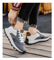 Zapatos Forrest Gump Cuero con Bloques de Color, Zapatos de Papá, Suelas de Plataforma Modernas para Hombre, Zapatos Que se Desván, Zapatos Deportivos Casuales Transpirables - details 16