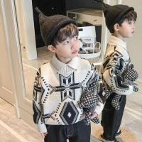 2024 Otoño e Invierno nueva moda para niños lindo Polo de cuello alto manga larga estampado suelto cómodo Casual versátil Top - details 7