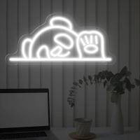 Letrero de neón de Panda, luces Led para el hogar, decoración bonita para dormitorio de niños, fiesta, restaurante, Bar, decoración de pared de zoológico para mascotas, letrero de neón - details 2