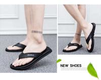 Novedad de verano, chanclas de PVC a la moda, zapatillas juveniles antideslizantes de Color sólido con Clip para la playa con punta abierta, zapatillas para hombre - details 8