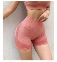 Pantalones cortos de Yoga para glúteos cruzados, cintura alta, estiramiento del Abdomen, ajuste ajustado, antideslumbrante, secado rápido, Fitness - details 4