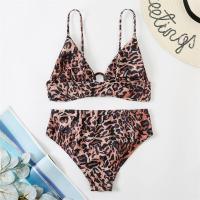 Bikinis Push Up para mujer, traje de baño de cintura alta, conjunto de dos piezas, traje de baño para playa - details 6
