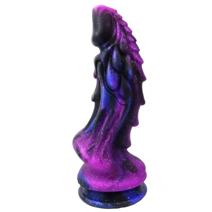 Consoladores de dragón grandes con ventosa para mujer, consolador de monstruo suave, tapón Anal de silicona, masajeador de próstata, Juguetes sexuales para hombres - 1