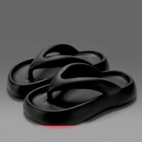 Chanclas de suela gruesa con aumento de altura, sandalias de verano para mujer, novedad de 2025 - details 2