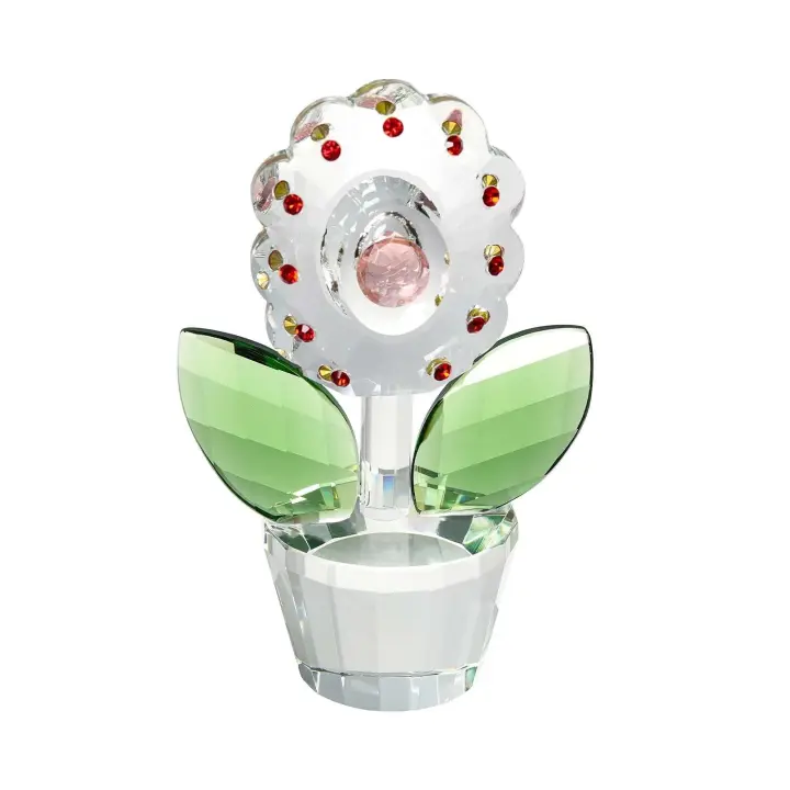 Adorno de Escritorio de Heredero de Ángel de Cristal de Manualidades Planta Simulada de Oficina para Decoración - 1