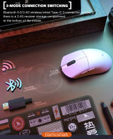 Darmoshark m3 ratón de juego inalámbrico Bluetooth inalámbrico 26kdpi pam3395 sensor óptico TTC micro interruptor impulsado - details 3
