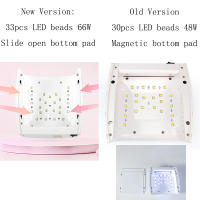 Secador inalámbrico S10 para manicura, lámpara LED UV de 66W, recargable, mejorada, 2022 - details 0