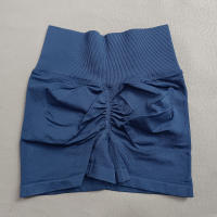 Nessaj-pantalones cortos sin costuras para mujer, Shorts deportivos elásticos de realce de cadera, transpirables, para gimnasio - details 1
