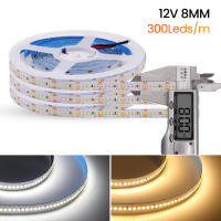 GAHADA Luz de Tira LED de Alta Brillo 12V Ancho de PCB de 5MM y 8MM Tinta Cálida Blanca - details 7