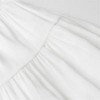 OUWU- Vestido De Tirantes Para Mujer, Escote En V, Sin Mangas, Lazo Delantero, Decoración, Espalda Elástica, Cremallera Oculta, Falda Midi, Primavera Verano, Nueva Falda Elegante De Color Sólido Entallada - details 5