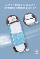 Saco de Dormir Infantil con Diseño de Osito, Suave y Cálido, Ideal para Niños, con Protección antipatinaje, Varias Tallas disponibles - details 0