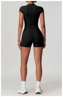 Pantalones Cortos de Yoga de Cintura Alta Nylon Transpirable y Secado Rápido - details 29