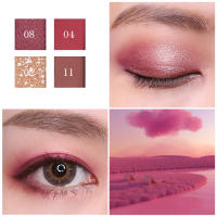 Bsimone Paleta de sombras de ojos mate nacarado de doce colores Paleta de sombras de ojos de color tierra para estudiantes y niñas - details 6