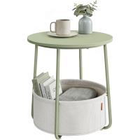 Mesa Lateral Redonda Moderna Espaciosa para Sala de Estar, Dormitorio, Mesita de Noche - details 53
