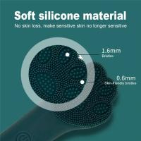 Cepillo eléctrico de silicona para limpieza Facial, masajeador con vibración, eliminador de espinillas y poros, herramienta para el cuidado de la piel - details 9