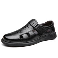 Sandalias de piel para hombre de verano. Trekking, Playa. Plantilla acolchada de microfibra. - details 1