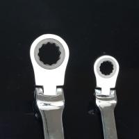 Llave de trinquete de apariencia compacta, diseño plegable, llave de trinquete de Material metálico, 4 colores disponibles, giratoria de 180 grados - details 6
