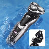 Afeitadora Eléctrica 3 en 1 Rotativa Recargable para Hombres Seca y Húmeda - details 0