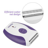Kemei-afeitadora recargable 280R para mujer, afeitadora Facial, corporal, pierna, brazo, Bikini, espalda, cuello, recortadora eléctrica, depilación portátil, maquinilla de afeitar indolora - details 4