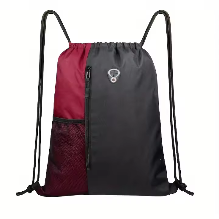 Mochila minimalista casual con cordón, mochila de uso diario versátil informal para exteriores - 1