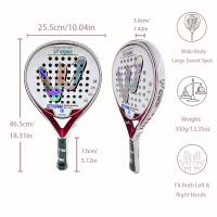 Raqueta de Padel Cwin de Fibra de Carbono Superficie Suave EVA Antideslizante - details 1
