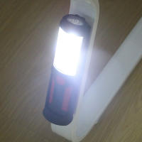 Linterna LED COB para reparación de coche, lámpara de Camping impermeable con imán, carga USB, gancho de luz giratorio de 90 ° - details 10